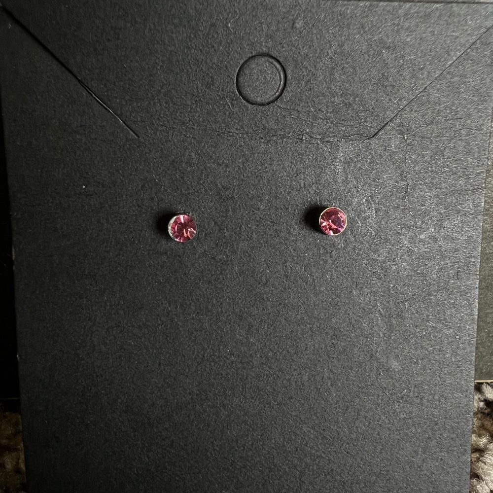 Hot Pink Stud Earrings